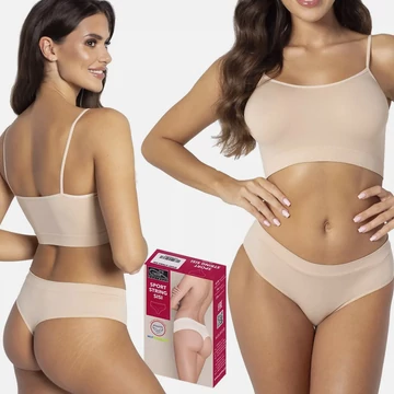 GATTA SPORT STRING SISI varrat nélküli natural női tanga alsónemű 
