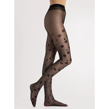  BUBBLES 20 DEN mintás fekete harisnyanadrág