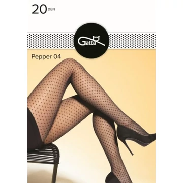 GATTA PEPPER-04 20 DEN mintás gold színű harisnyanadrág