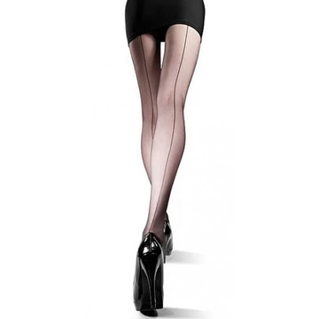 IGA 20 DEN fekete harisnyanadrág varrással