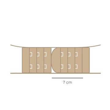 Melltartó bővítő 3,5 cm