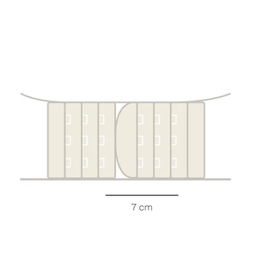 Melltartó bővítő 5,5 cm