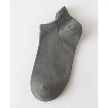 Férfi zöld pamut bokazokni