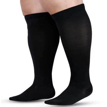 Nagy méretű orvosi kompressziós 20-30 mmhg varikózus vénás térdzokni széles vádlira