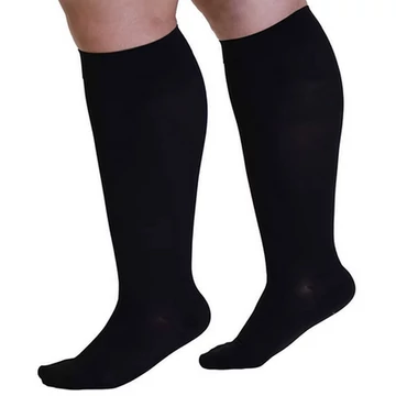 Nagy méretű orvosi kompressziós 20-30 mmhg varikózus vénás térdzokni széles vádlira 