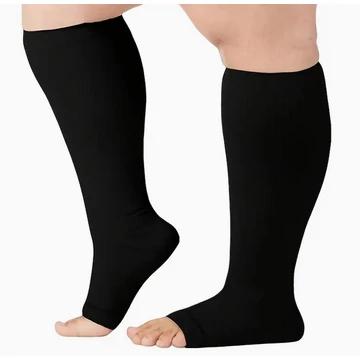Kompressziós 20-30mmhg varikózus vénás lábfejnélküli térdzokni