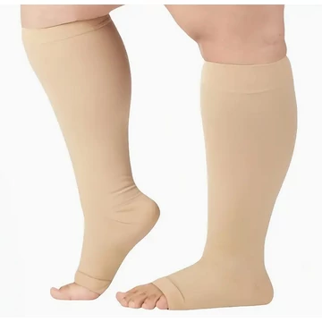 Kompressziós 20-30 mmhg varikózus vénás lábfejnélküli térdzokni