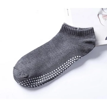 Férfi szürke Jóga bokazokni