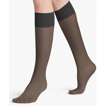 MOLLY 20 DEN lycrás fekete térdfix 2 pár