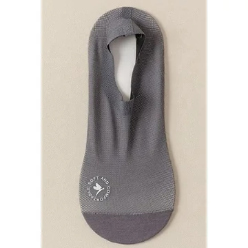 Férfi sötét szürke titokzokni