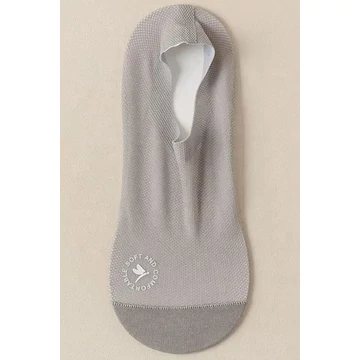 Férfi világos szürke titokzokni