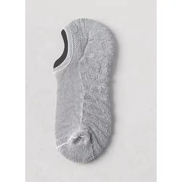 Férfi világos szürke titokzokni