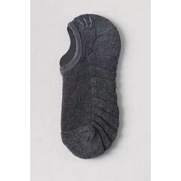 Férfi sötét szürke titokzokni