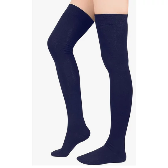 FANNY akryl navy blue (sötétkék) combzokni