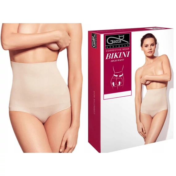 GATTA BIKINI HIGH WAIST C. fekete alakformáló alsónemű