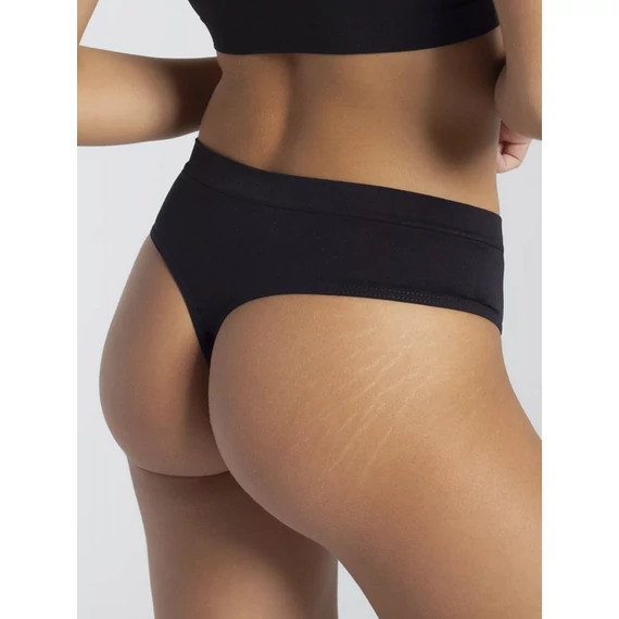 GATTA SPORT STRING SISI varrat nélküli fekete női tanga alsónemű 