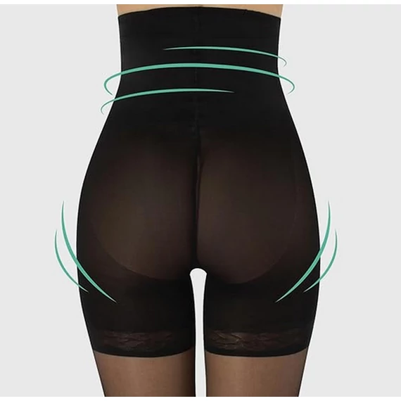 PUSH UP 20 DEN alakformáló fekete harisnyanadrág