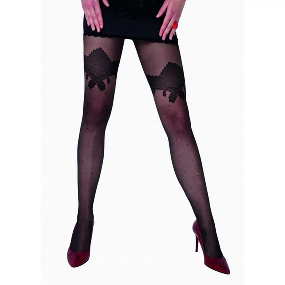  THEA 20 DEN szürke mintás harisnyanadrág