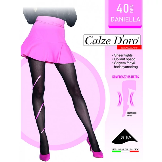 Daniella 40 DEN selyemfényű testszínű (visione) harisnyanadrág 