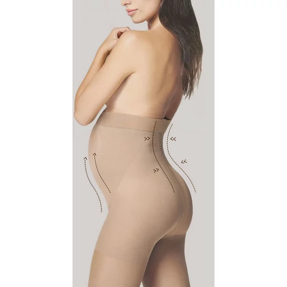MAMA 40 DEN kismama light natural (testszínű) harisnyanadrág 