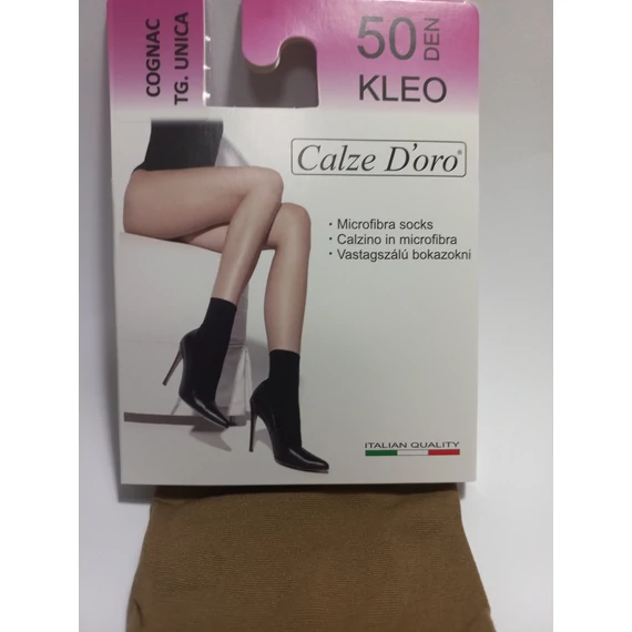 Kleo 50 DEN microfiber fekete bokafix