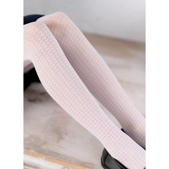  CHICCA 30 DEN mintás natur színű harisnyanadrág 