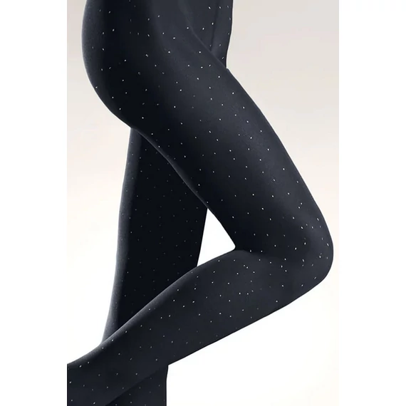 Silver Drops 40 DEN lurex fekete harisnyanadrág 