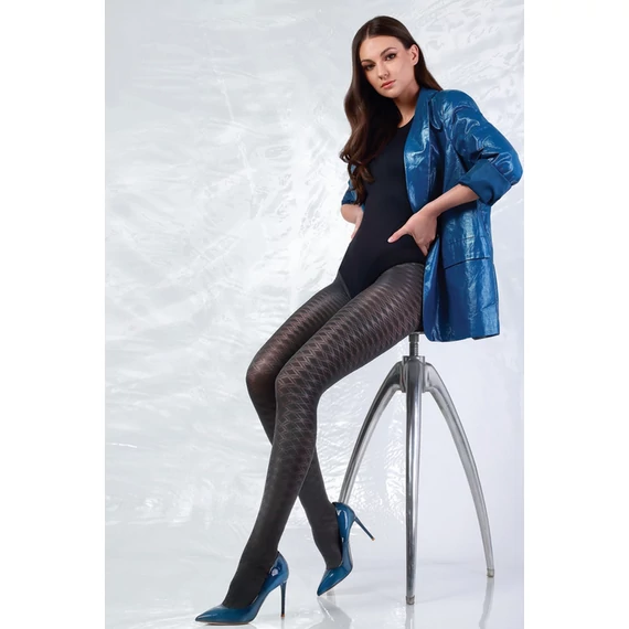 AGAIN 3D 50 DEN microfiber fekete harisnyanadrág