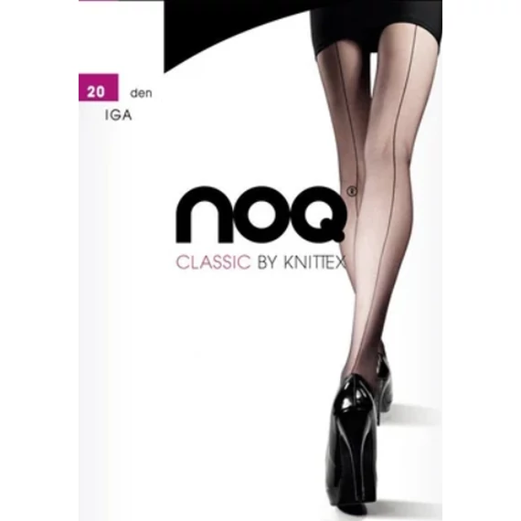 IGA 20 DEN natural színű harisnyanadrág varrással 