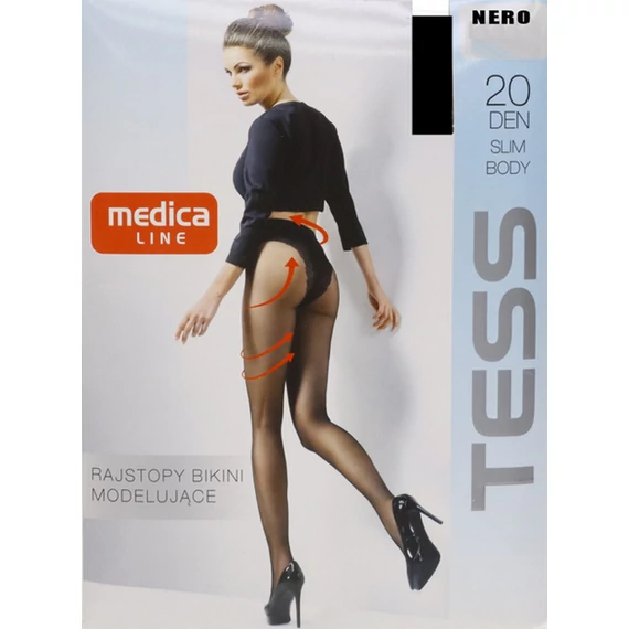 TESS SLIM BODY 20 DEN alakformáló fekete harisnyanadrág