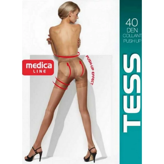 TESS PUSH UP 40 DEN alakformáló opál (testszínű) harisnyanadrág