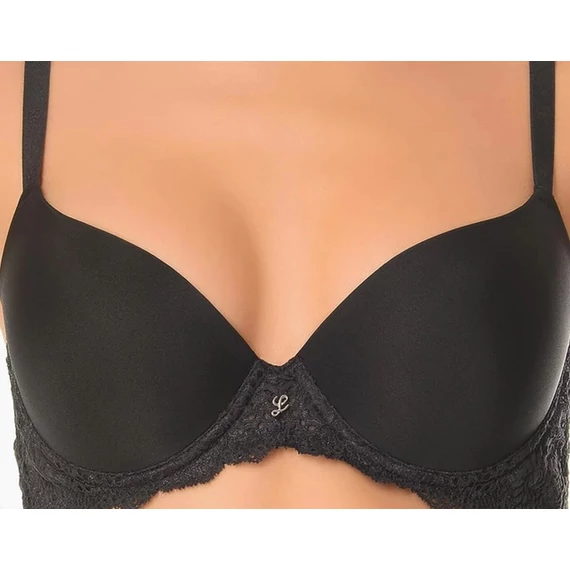 Leilieve 990 push-up fekete melltartó