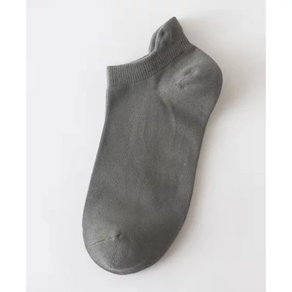 Férfi zöld pamut bokazokni