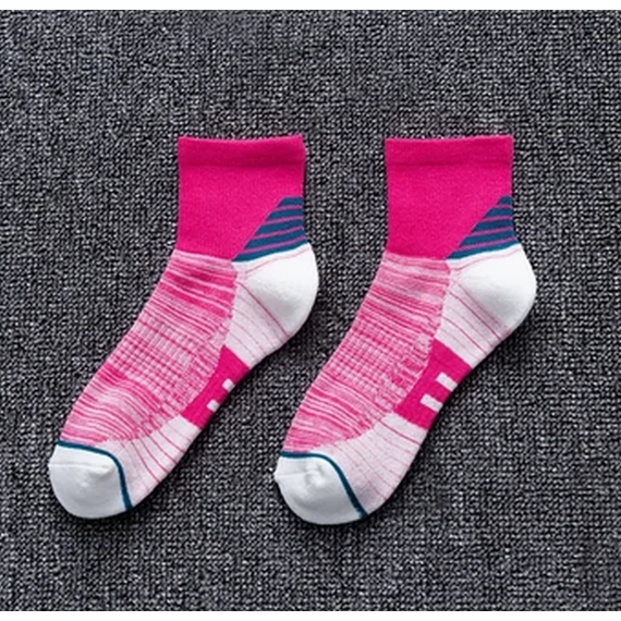 Női atlétikai pamut bokazokni