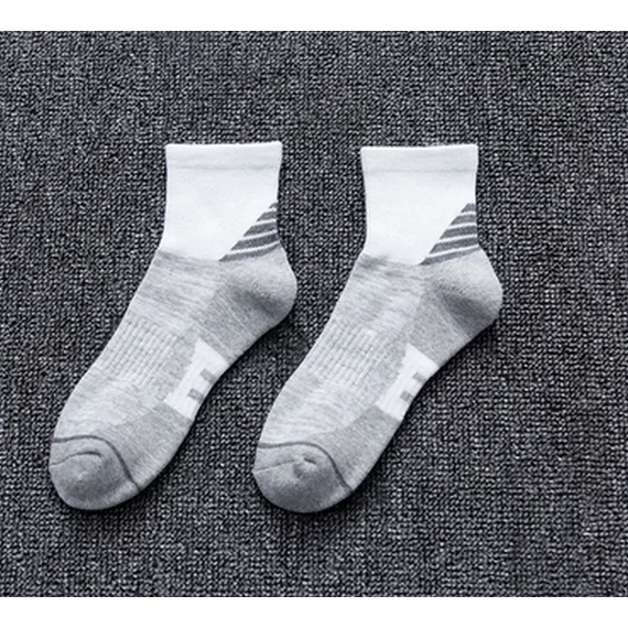 Női atlétikai pamut bokazokni