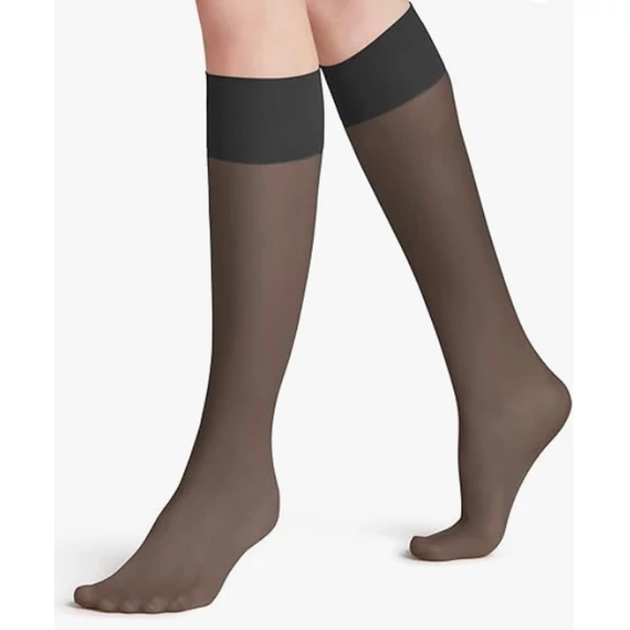 MOLLY 20 DEN lycrás fekete térdfix 2 pár