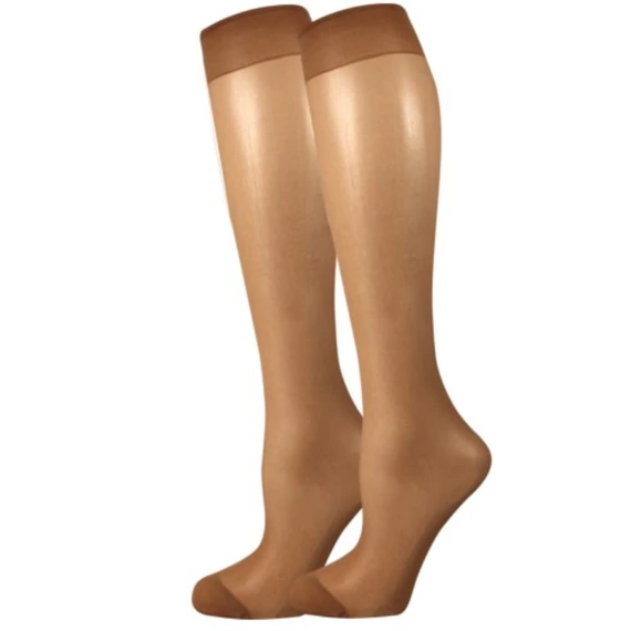 MOLLY 20 DEN lycrás visione (testszínű) térdfix 2 pár