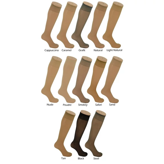  POLA 15 DEN elasztikus light natural térdfix 2 pár