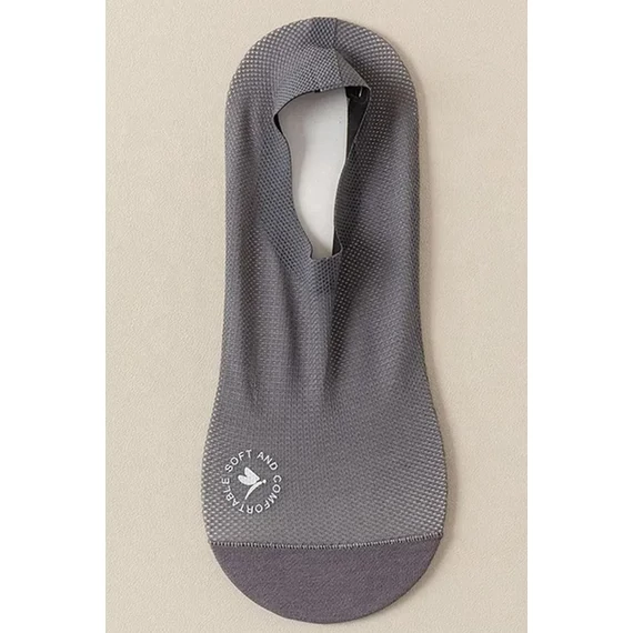 Férfi sötét szürke titokzokni