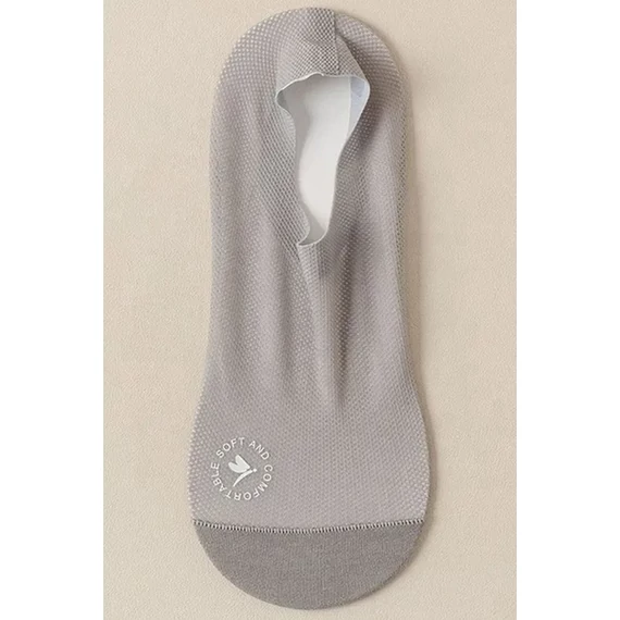 Férfi világos szürke titokzokni