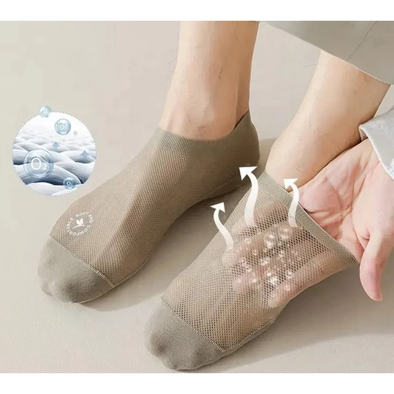 Férfi világoskék titokzokni