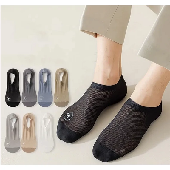 Férfi világoskék titokzokni