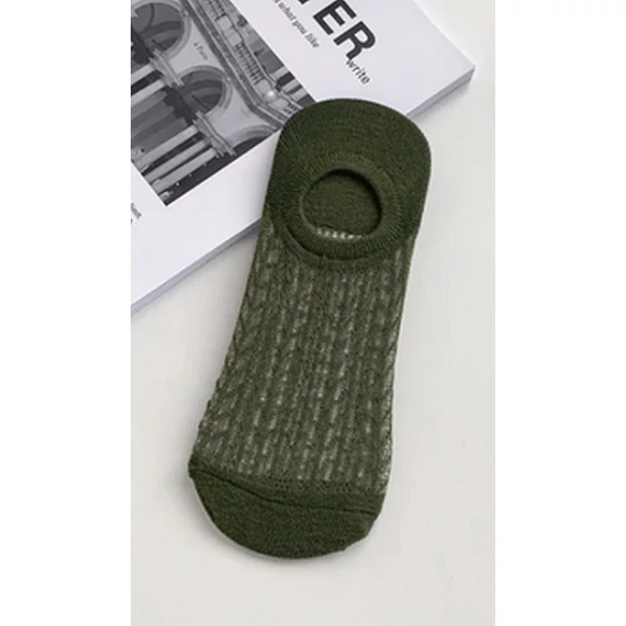 Férfi sötétzöld titokzokni