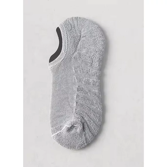 Férfi világos szürke titokzokni