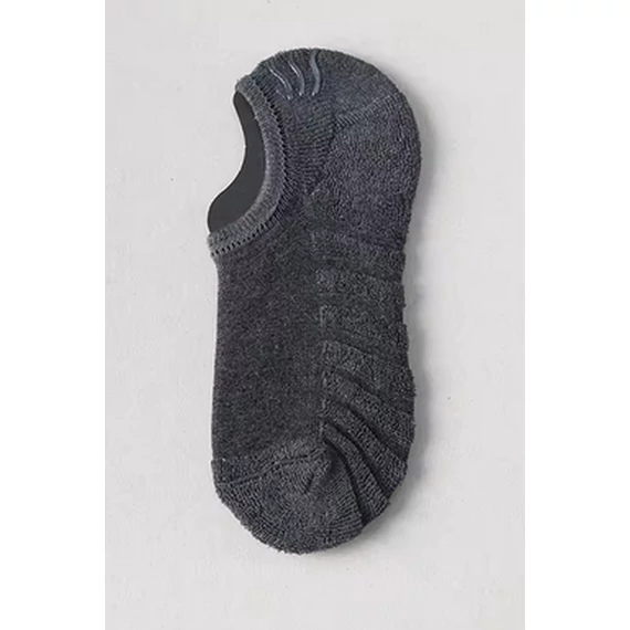 Férfi sötét szürke titokzokni