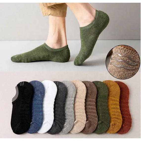 Férfi mustár sárga titokzokni