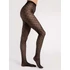 BISETTE 30 DEN mintás fekete harisnyanadrág