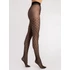 HAILEY 15 DEN mintás fekete harisnyanadrág