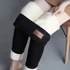 Termikus Sherpa gyapjú bélelésű fekete Leggings