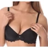 Leilieve 990 push-up fekete melltartó